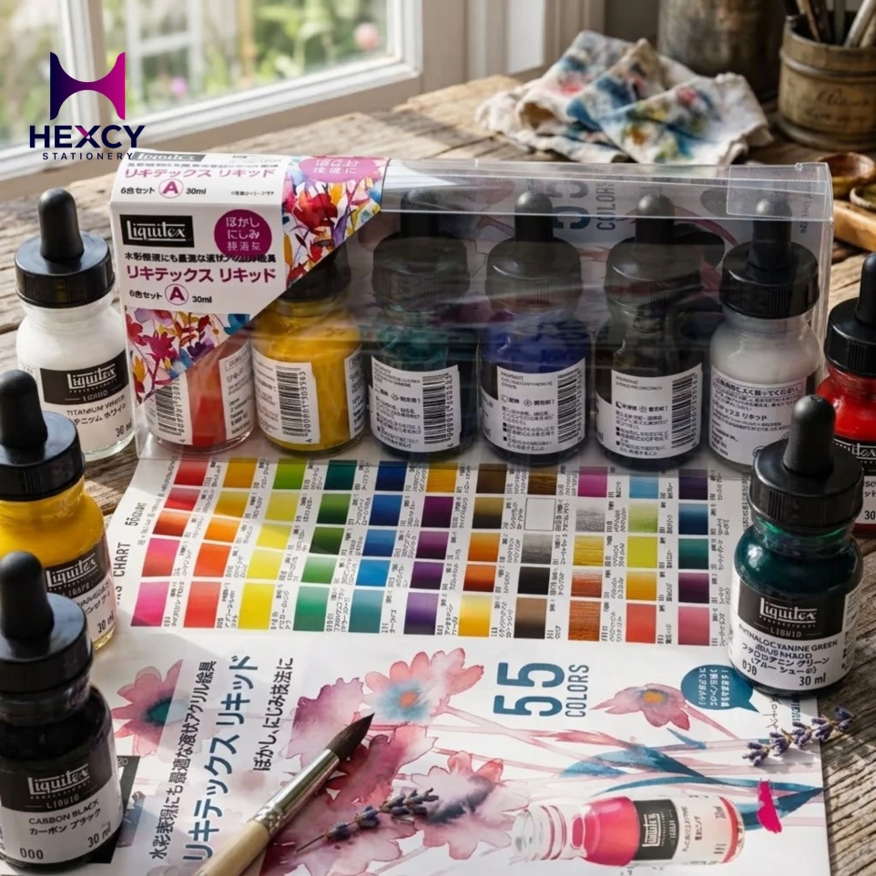 6 color set A set Liquitex liquid basic