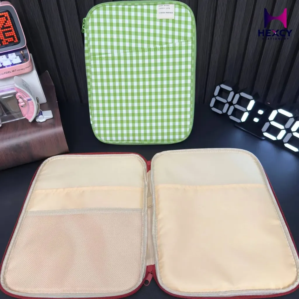 Korean Version of Ins Style Minimalist Tablet Bag Suitable for Ipad 25.91-27.94 cm Macbook Air 13.3 Inner Bag, Lightweight And Shockproof 32.77 cm 33.02 cm for Apple New M3 13.6-Inch HP for Samsung Laptop Storage Bag Men And Women'S A4 File Bag Multif