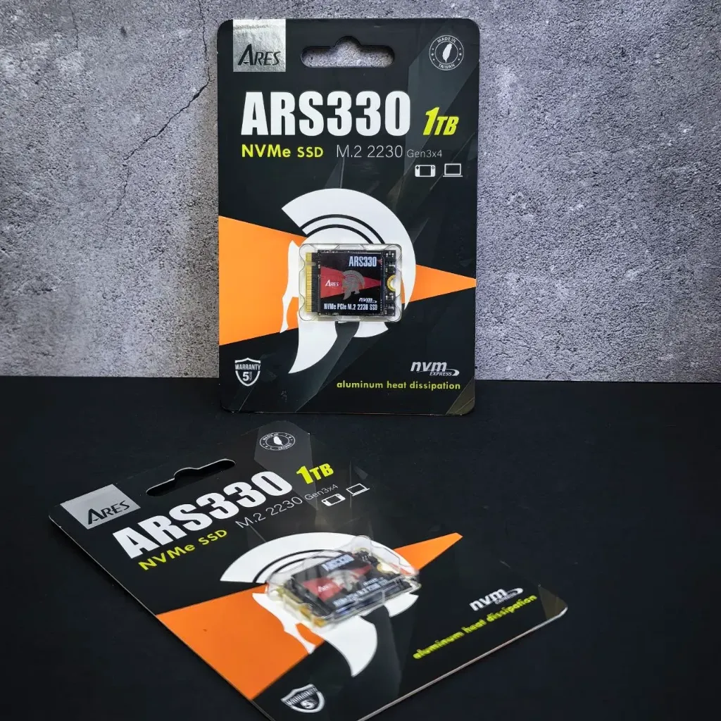 DATO 1TB M.2 2230 NVMe SSD, PCIe Gen3 X4, with Aluminum Heatsink, Internal Solid State Drive, up to 2500/1700MB/s, ARS330