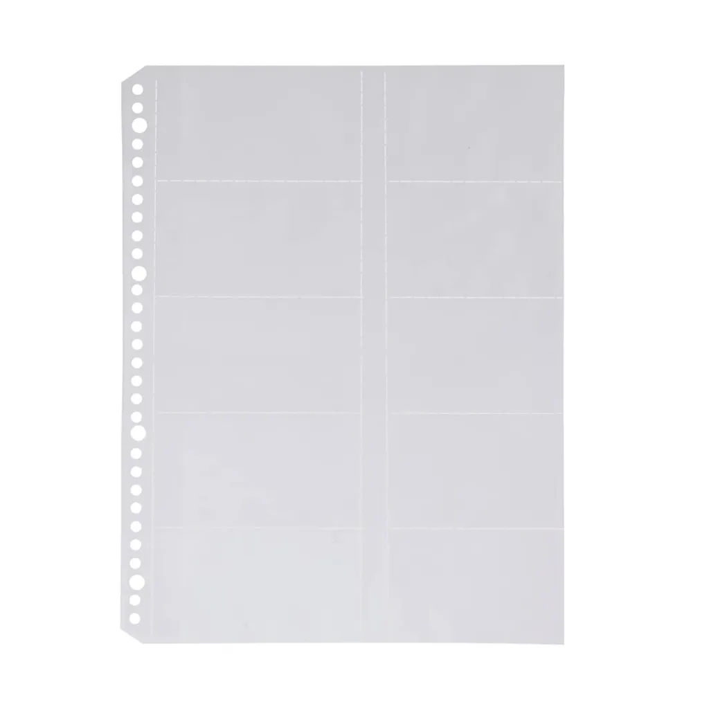 [NAB89A3A] Muji Pocket selection series dedicated refill for A5 Slim,Trading card size, 3 pockets, 10 cards