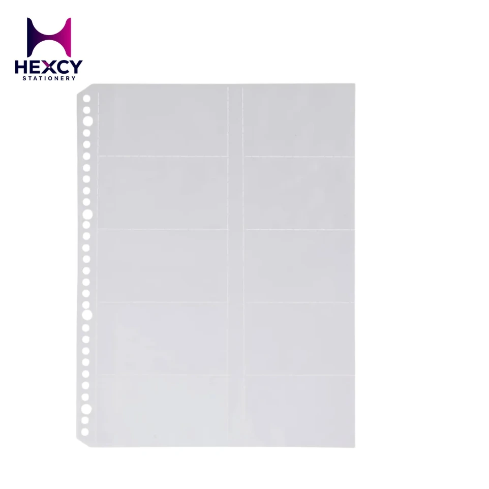 [NAB89A3A] Muji Pocket selection series dedicated refill for A5 Slim,Trading card size, 3 pockets, 10 cards