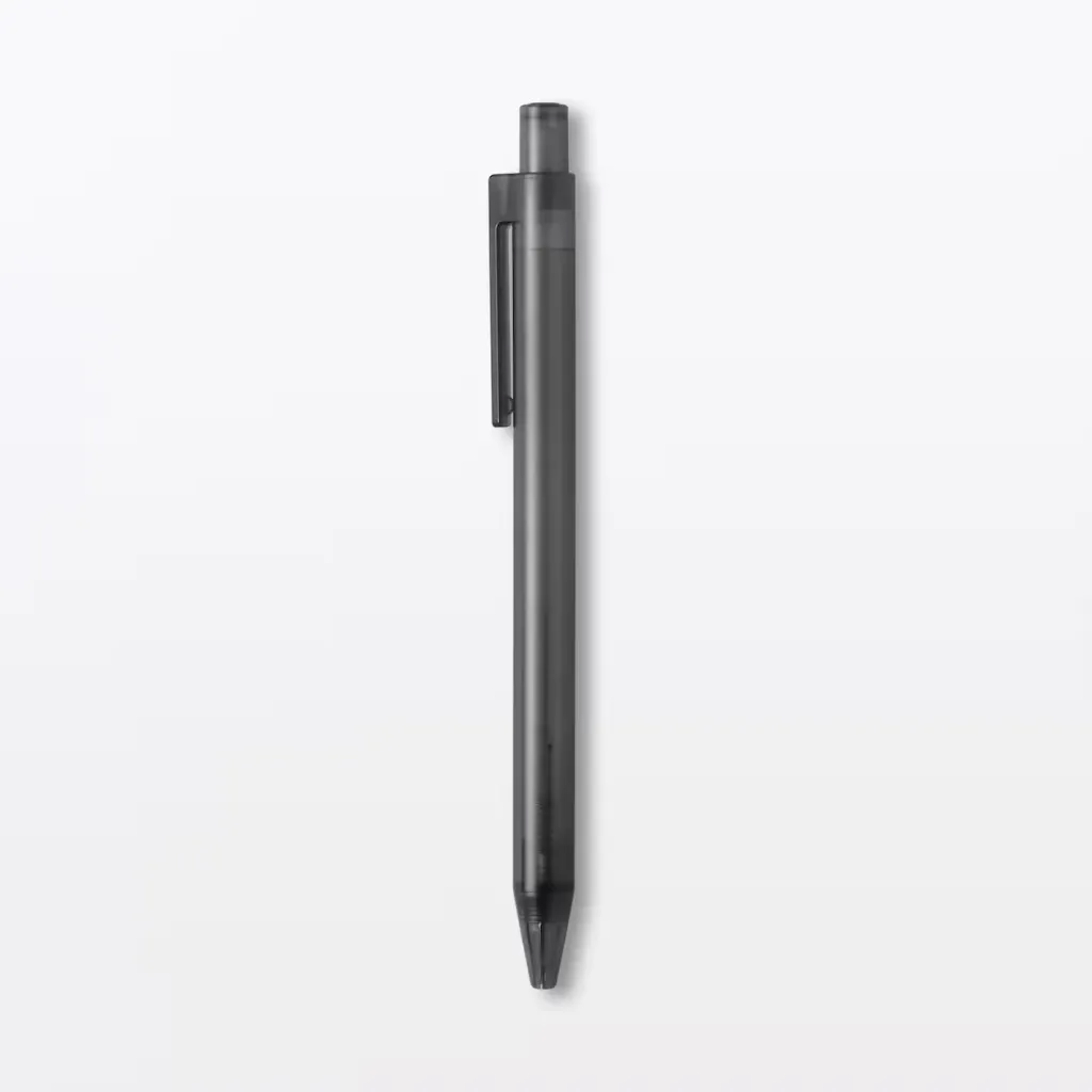 Muji Polycarbonate mechanical pencil with retractable tip, Dary Gray Edition, 0.5mm