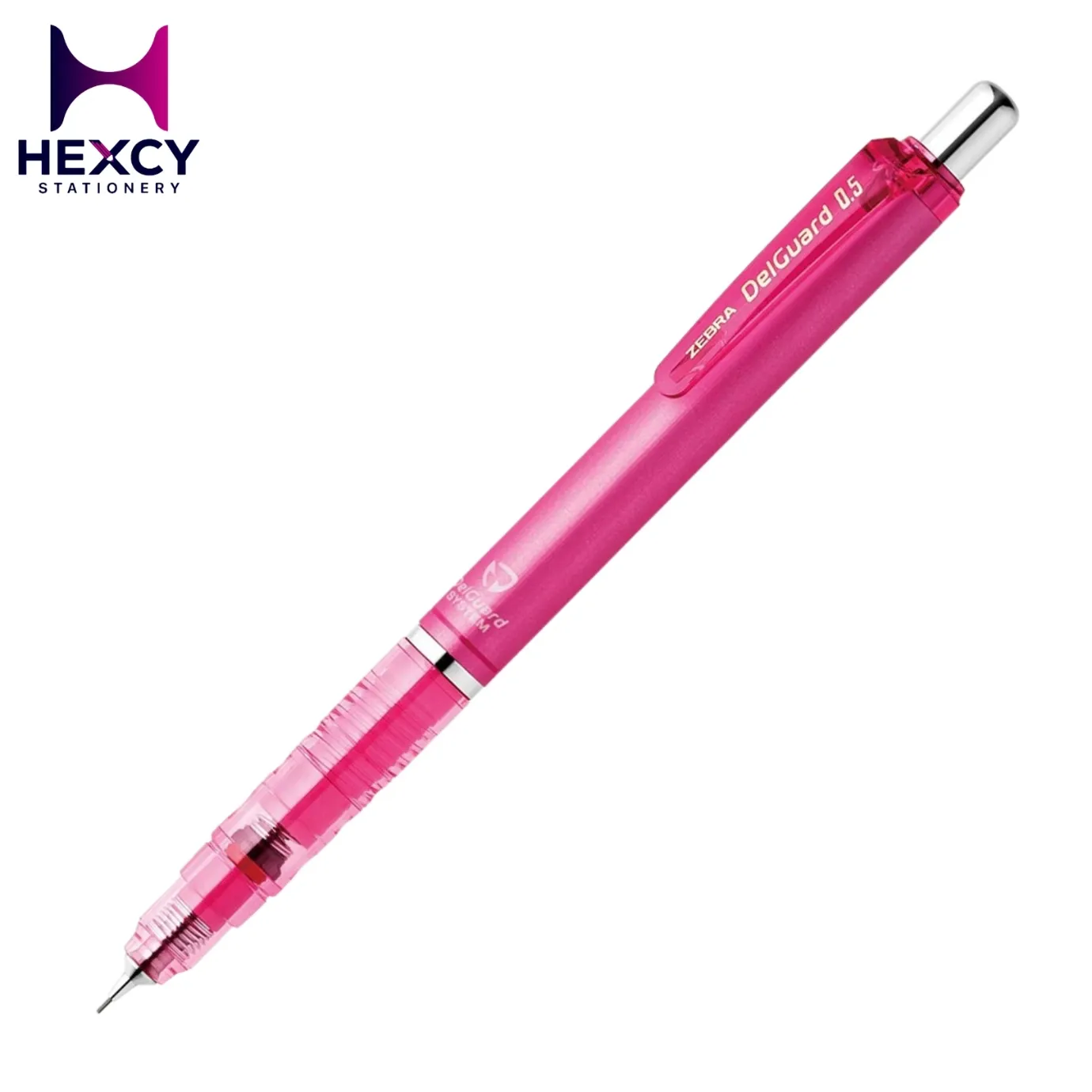 [P-MA85-N2-P] Zebra Delguard Standard Mechanical Pencil 0.5 (Pink)