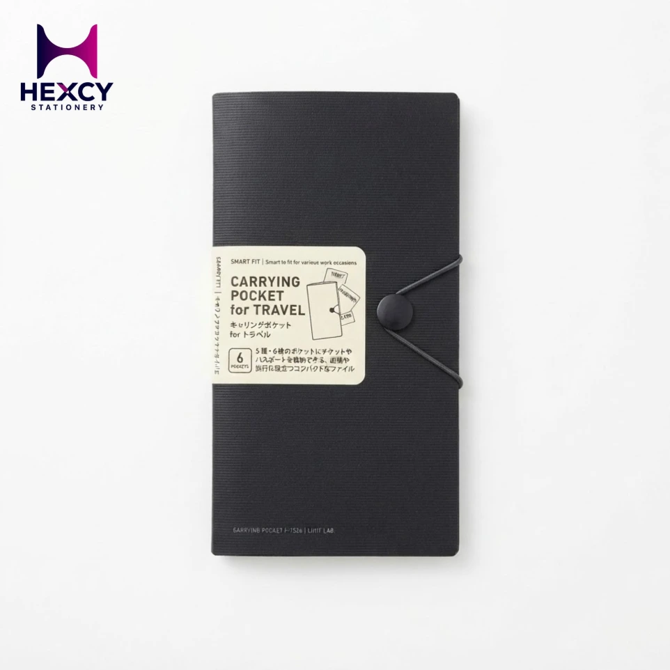 Lihit Lab Card Passbook Case Carrying Pocket for Travel