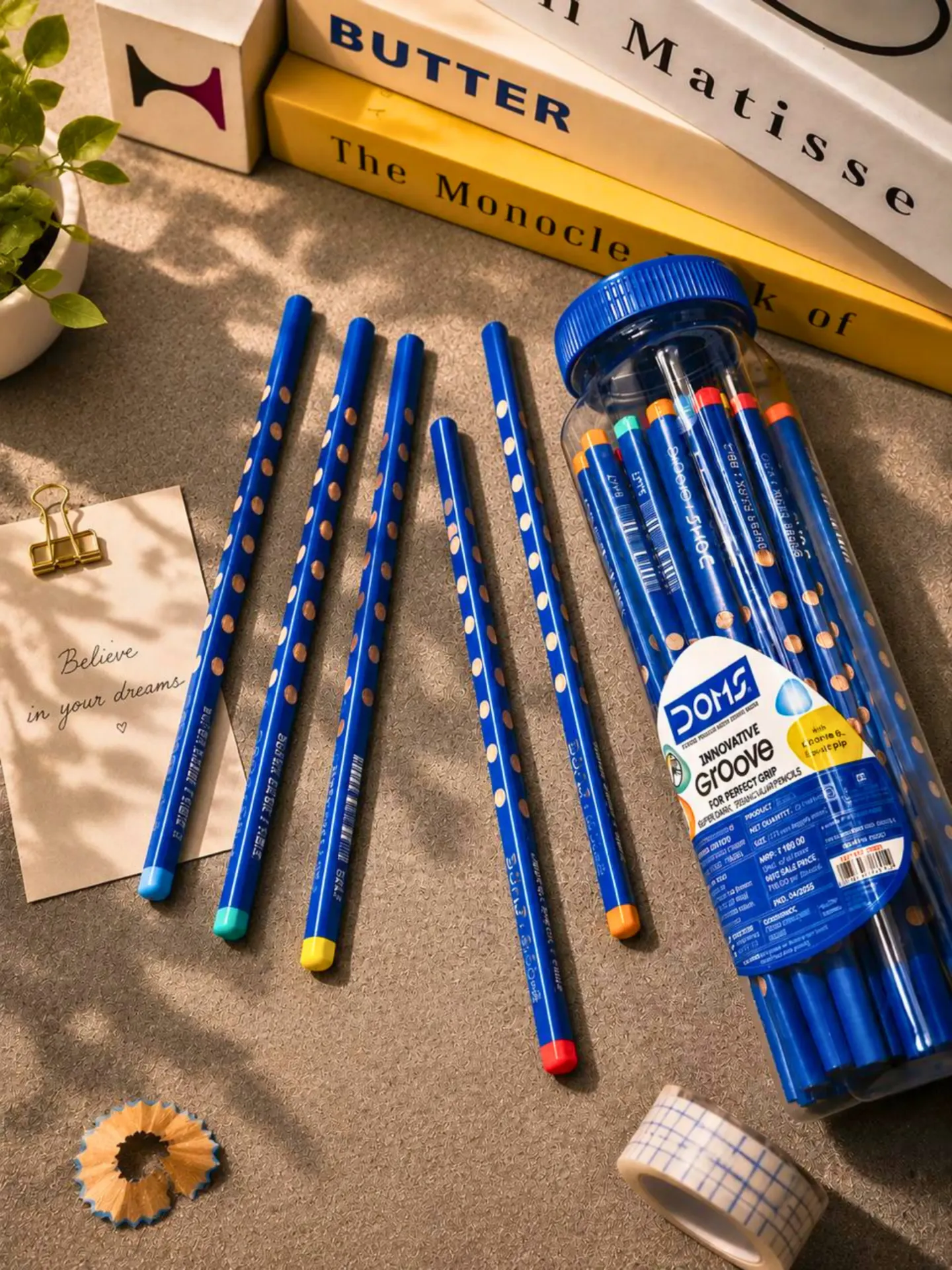 [8691] Groove Pencils 30Pcs Jar