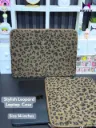 Stylish Leopard Print Corduroy Laptop Sleeve