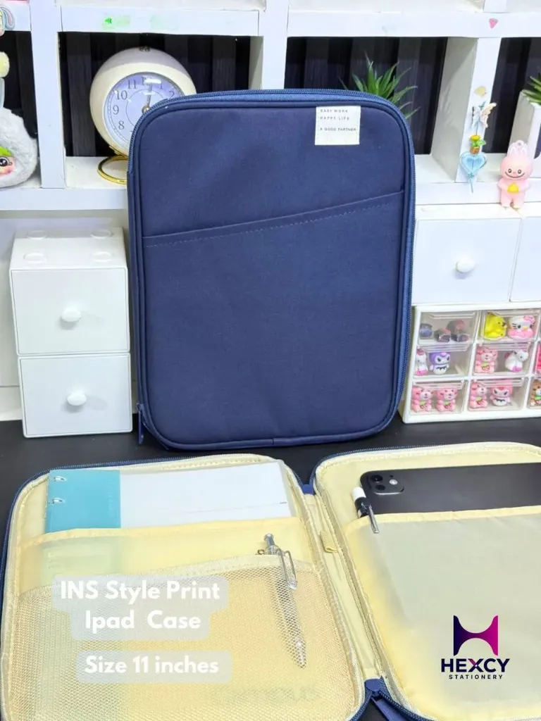 Ins Style Minimalist Tablet Bag 11 inch (Pink)