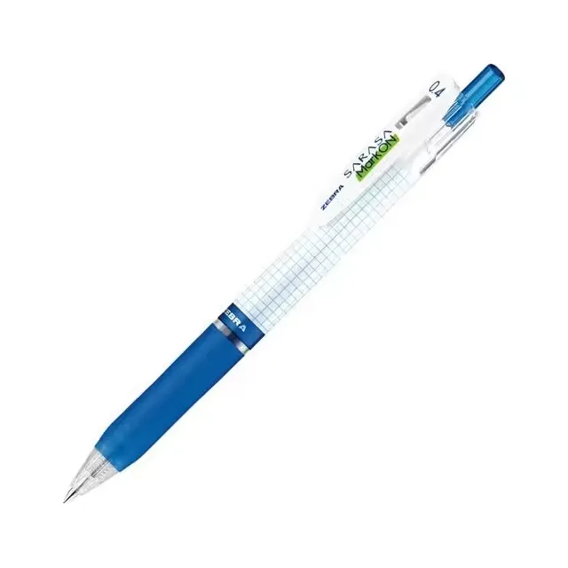 [JJS77-BL] Zebra Sarasa Mark On Gel Ballpoint Pen, 0.4 (BLUE)
