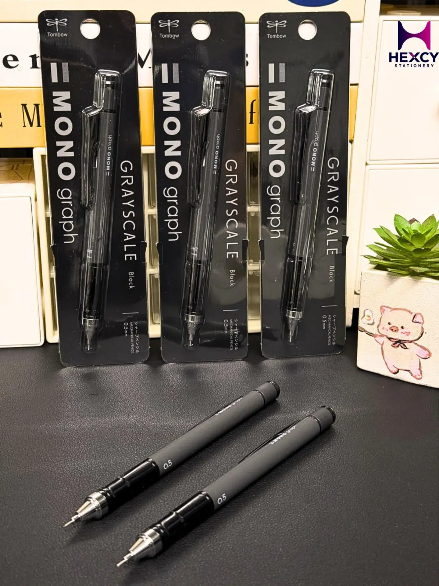 Tombow Pencil MONO graph Mechanical Pencil 0.5mm Grayscale Color Limited Edition