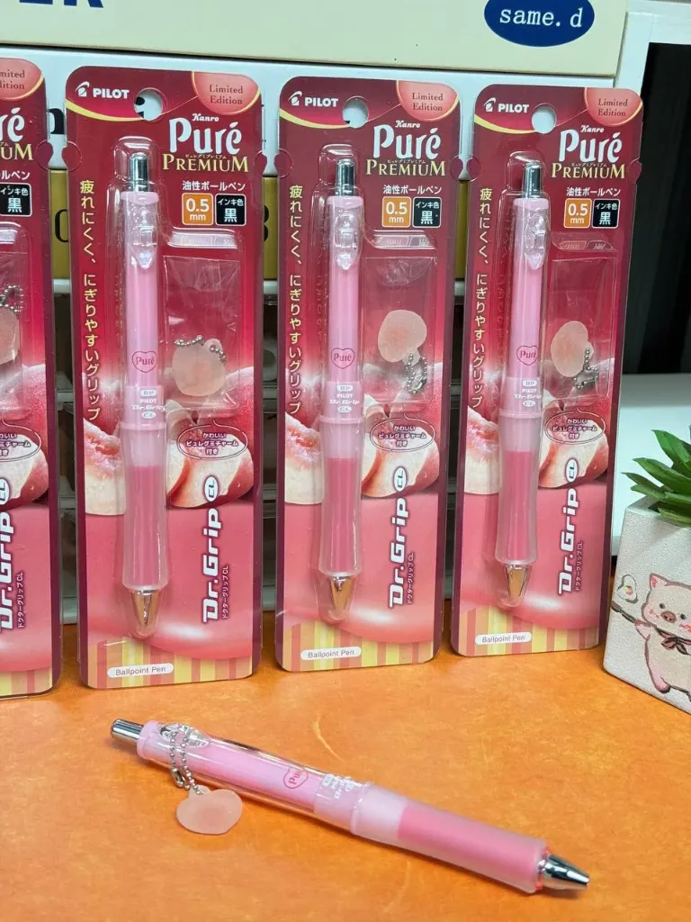 [BDGCL-5PU26-PH] Dr. Grip CL Play Border, 0.5mm, with Gummy Charm Pilot (Peach)