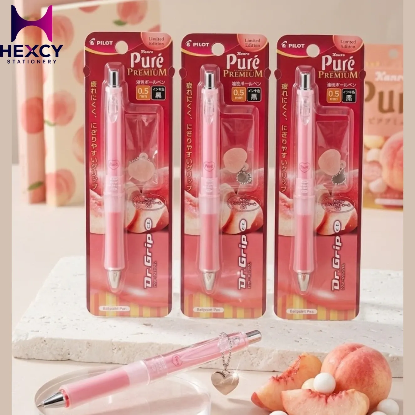 Dr. Grip CL Play Border, 0.5mm, with Gummy Charm Pilot