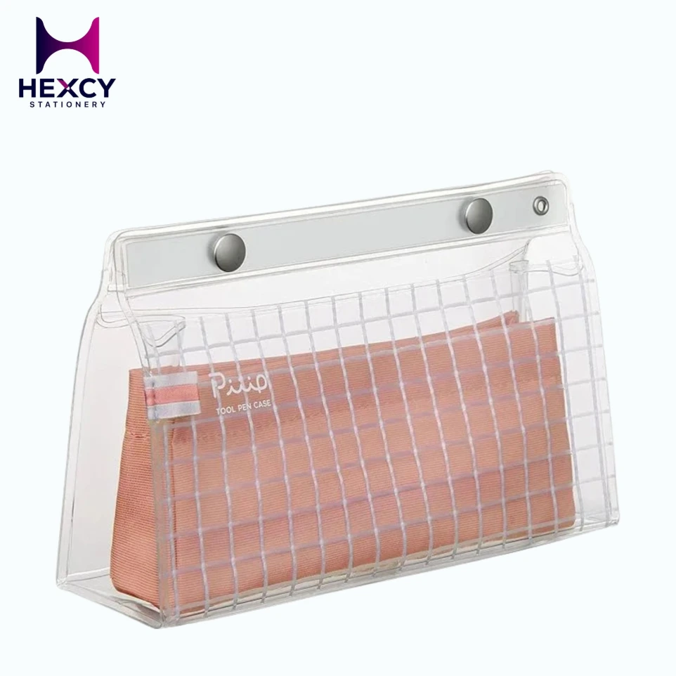 Kokuyo Pencil Case Slim Transparent with Inner Case, Otaku Piiip Flat F-VBF241