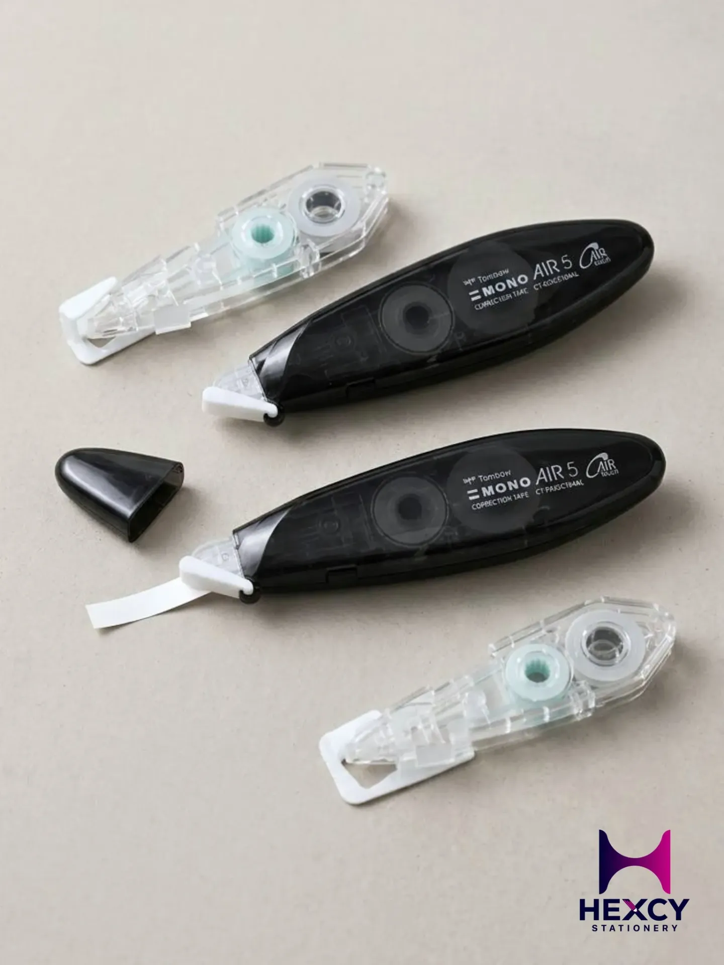 [CT-PAX5C104AL] Tombow Pencil MONO AIR Correction Tape, Pen Type, Grayscale Color, Limited Edition