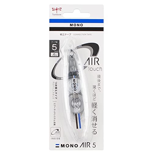 Tombow Pencil Correction Tape Refill Cartridge MONO AIR5 Pen Type, 5mm Width,