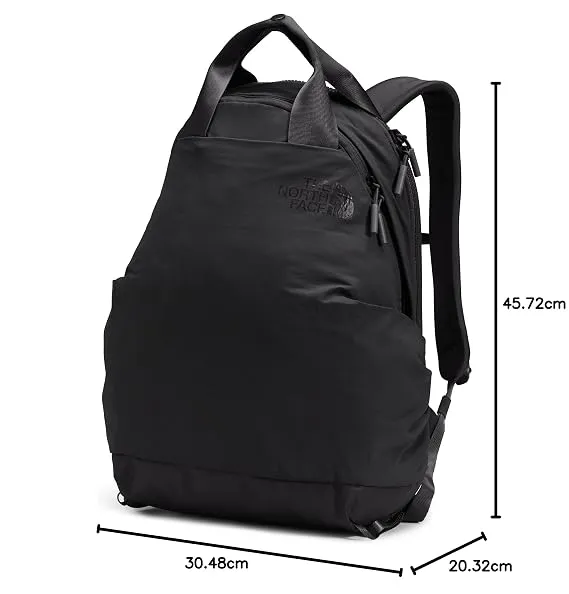 The North Face NMW82350 Women's Backpack, W Never Stop Daypack, Black, One Size, Nylon Backpack, 4.9 gal (18 L)
