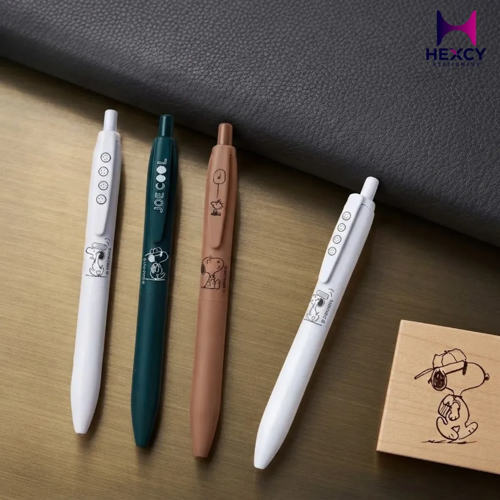 [SXN-LSPN-05.VD] Mitsubishi Pencil Limited Edition PEANUTS Snoopy Design Jetstream Single Ballpoint Pen, Black Ink, 0.5mm (Viridian)