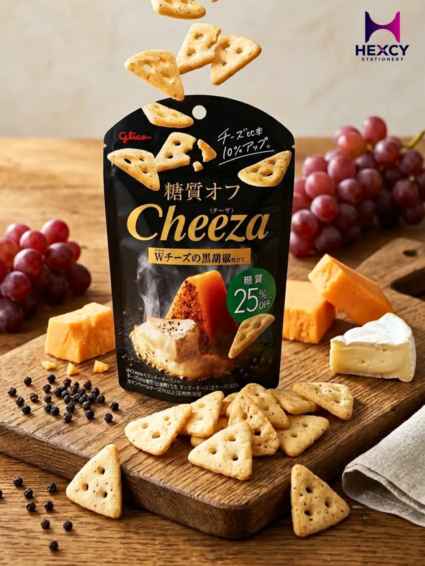 Glico Cheeza black pepper