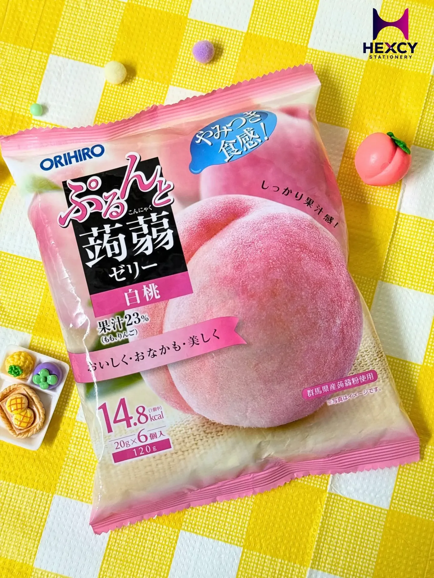 Orihiro Purinto Konjac Jelly (Peach)