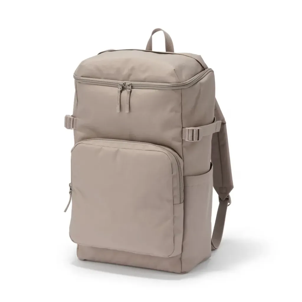 Muji water-repellent backpack,Dark beige, 50cm (height) x 30cm (width) x 18cm (depth)