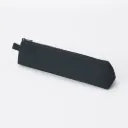 Muji Polyester pen case with exterior pocket