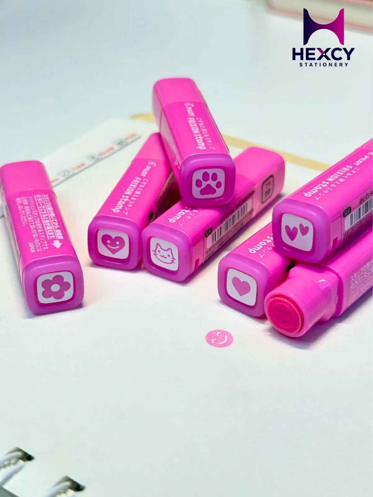 Pilot Frixion Stamp Erasable ink Pink