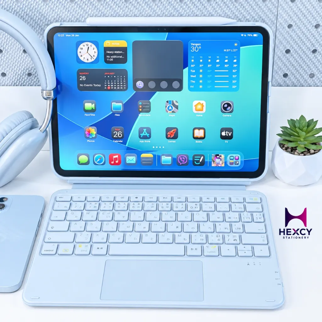 Inateck KB04 Lightweight JIS Keyboard Case for iPad (Horizontal/Vertical Stand)