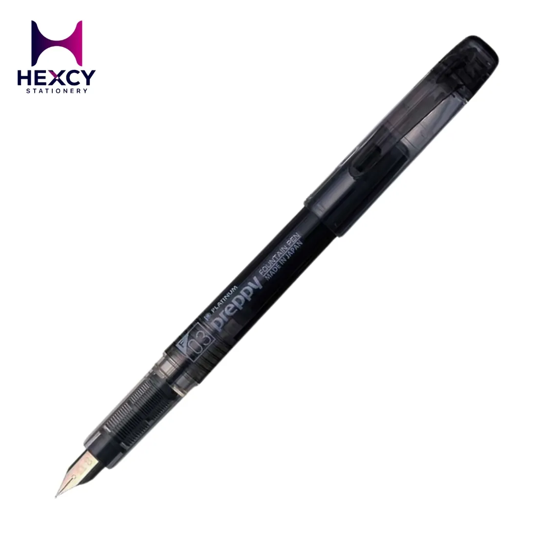 Platinum Fountain Pen, Preppy Black Fine Point