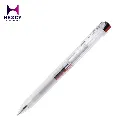 Zebra Sarasa Clip 3C 3-Color Ballpoint Pen, 0.5mm, Transparent, J3J5-C