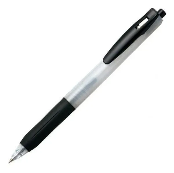 ASKUL Retractable Gel Ink Ballpoint Pen, 0.4mm
