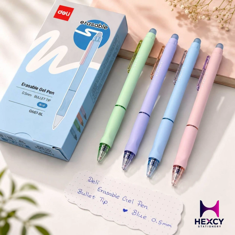 [G667-BL] Deli G667-BL Erasable Gel pen