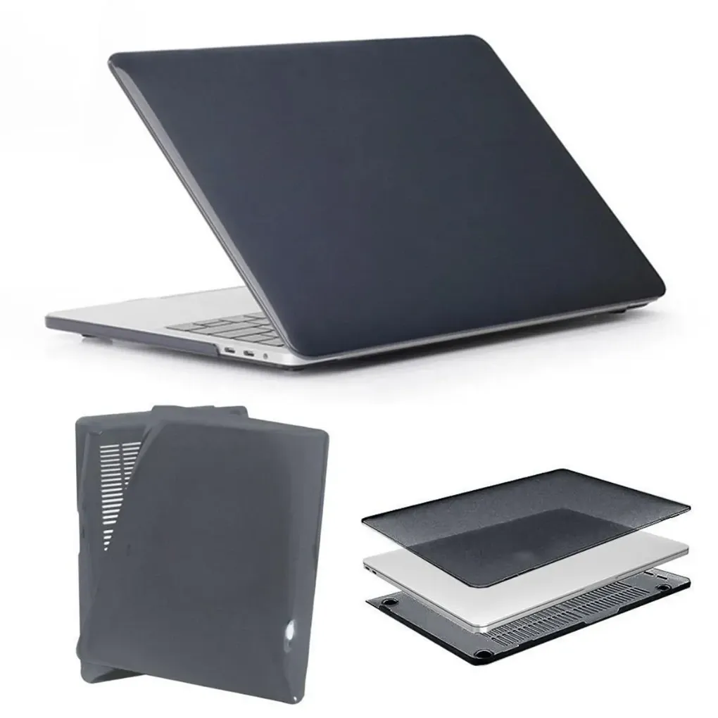 COTECI Universal Crystal Macbook Case Air13" (M5/M4/M3/M2) (Black)