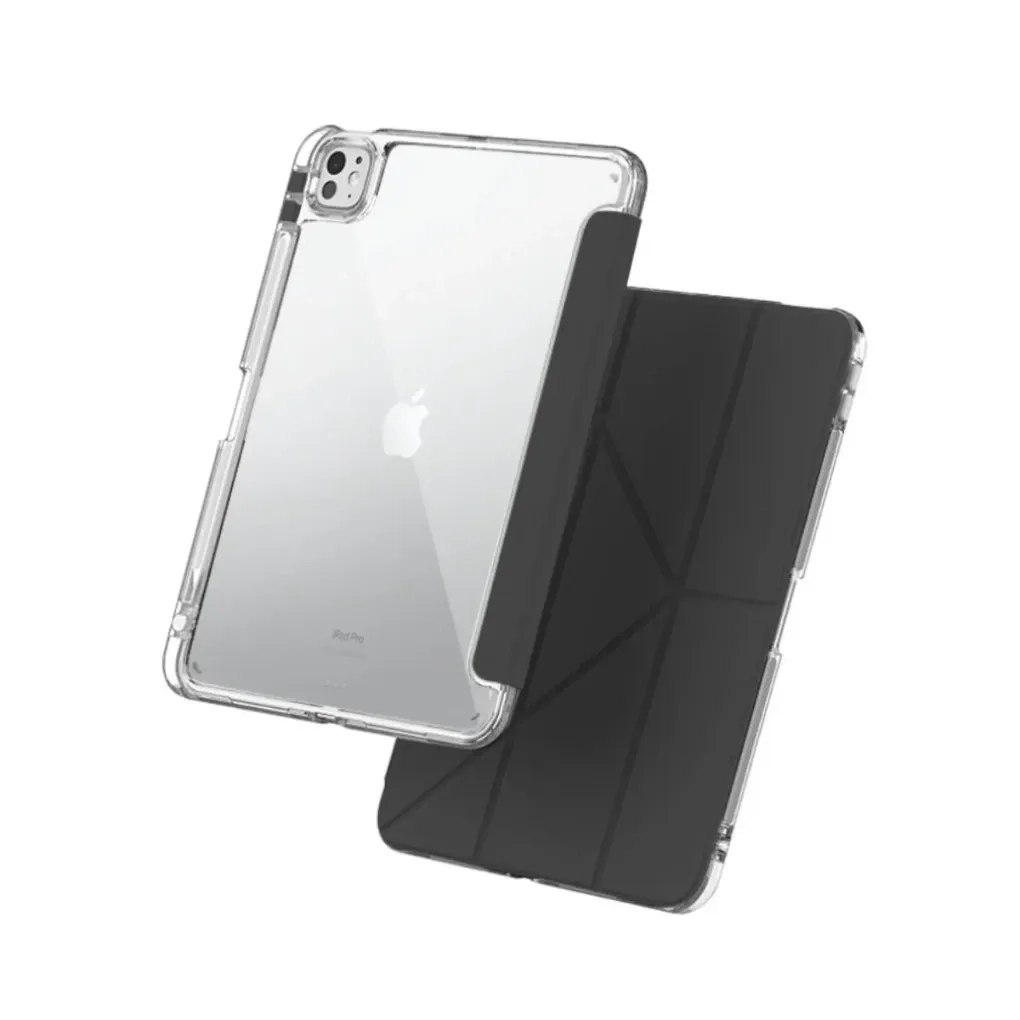 Mutural Clear Pro Folio Case for iPad M4, M3 & M2 Air 11"/ M2 Pro 11"/ Air 4/ Air 5