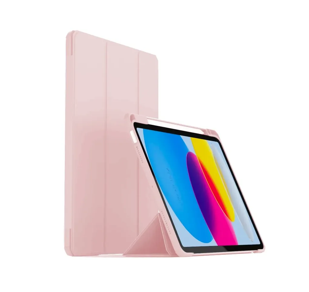 Mutural Clear Pro Folio Case for iPad 11"(A16)/10th Gen