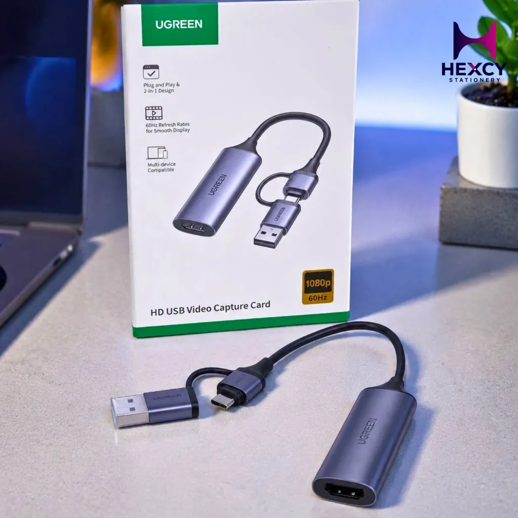 UGREEN 4K HDMI to USB-C / USB-A Video Capture Card (1080P@60FPS)