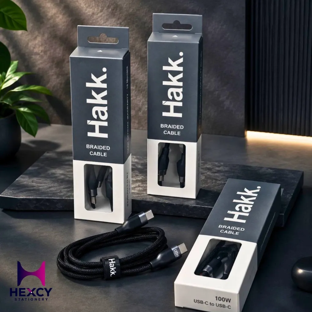 [Type C To Type C] Hakk 𝗕𝗿𝗮𝗶𝗱𝗲𝗱 𝗖𝗮𝗯𝗹𝗲,𝗧𝘆𝗽𝗲 𝗖 𝗧𝗼 𝗧𝘆𝗽𝗲 𝗖 - [ 𝗣𝗗 𝟭𝟬𝟬 𝗪𝗮𝘁𝘁