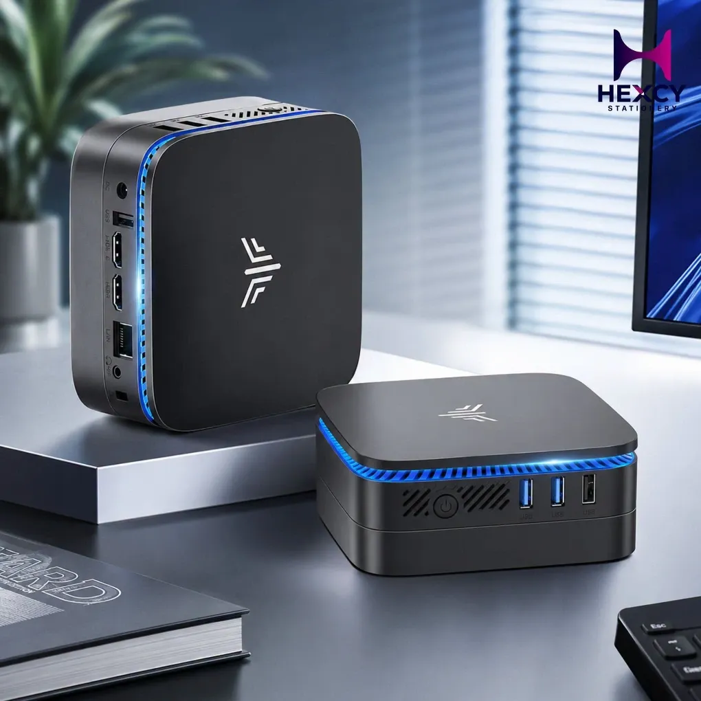 NiPoGi Mini PC【2025 New Model・AMD Ryzen 3 3250U Mini PC Win11 Pro 8GB DDR4+256GB SSD (PCle3.0 Compatible) 4C/4T Ultra-Lightweight