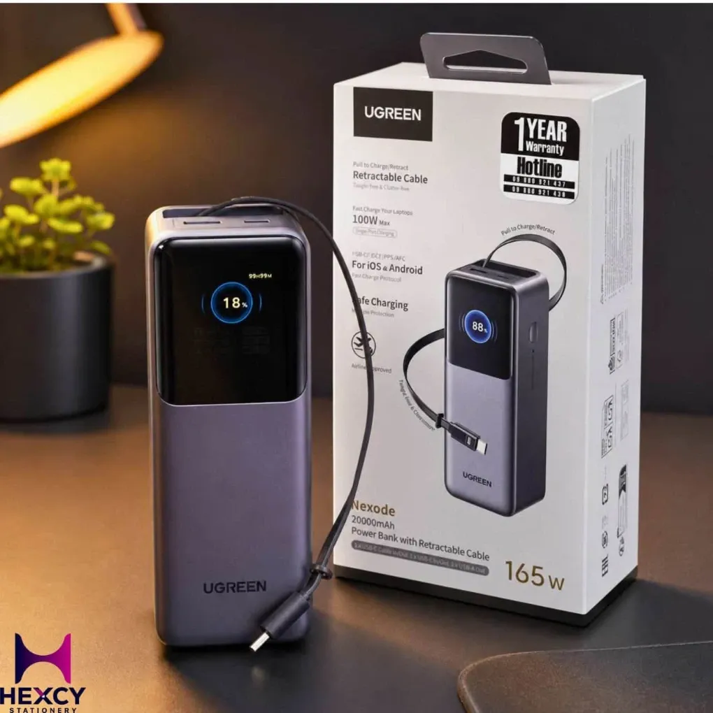 [553400153] Ugreen 20000mAh 165W Wireless PowerBank