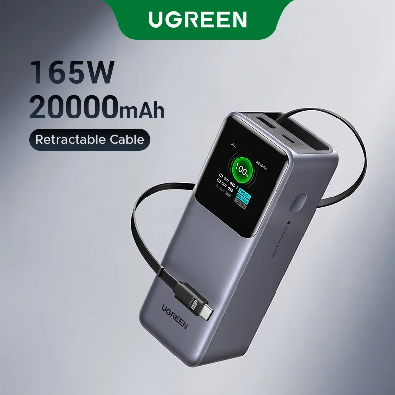 [553400153] Ugreen 20000mAh 165W Wireless PowerBank