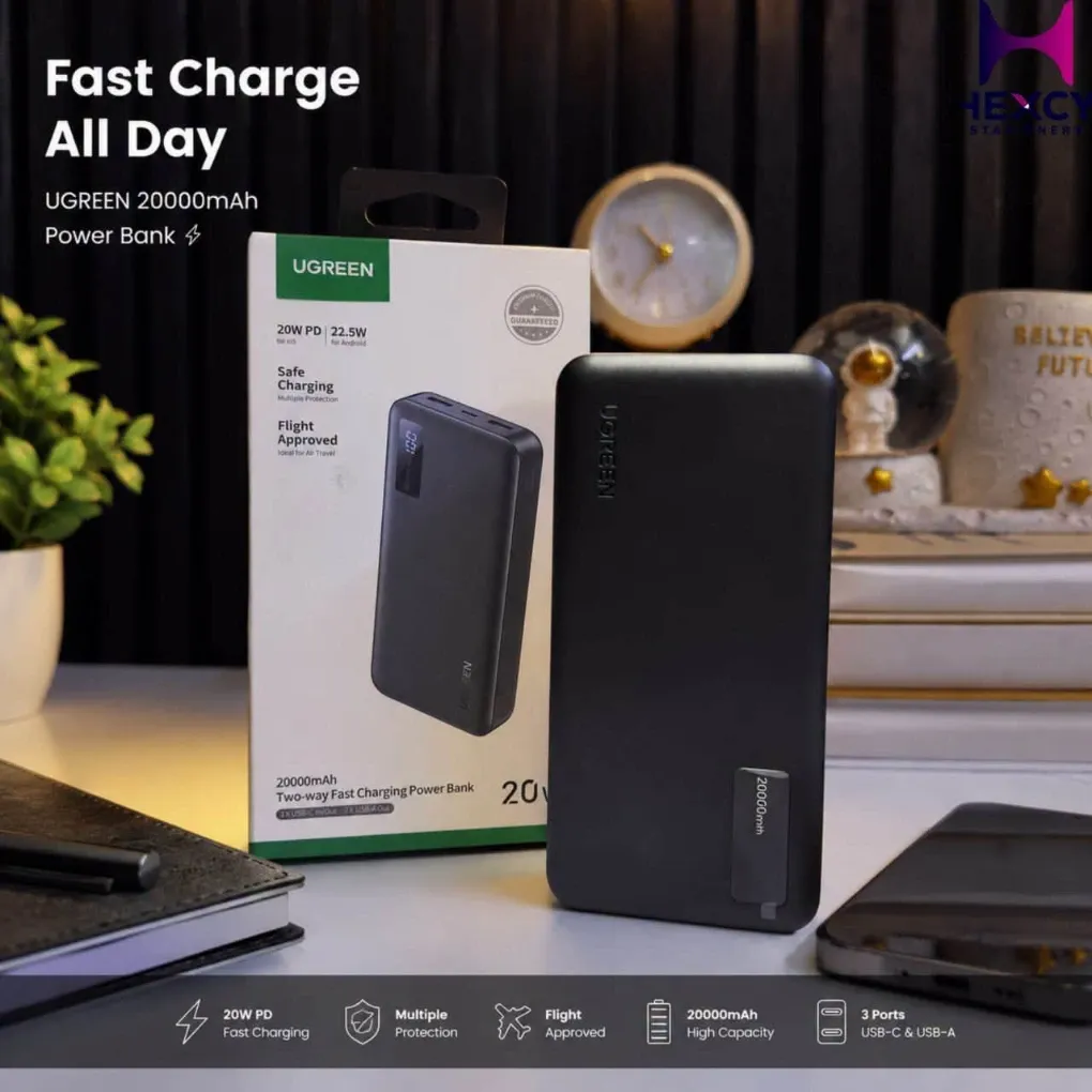 [553400151] Ugreen 20000mAh Wireless PowerBank
