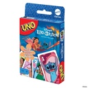 Mattel Game UNO Lilo & Stitch Game Party Supplies 112 Card Game for 2-10 Players Ages 7 and Up, Blue JCC10