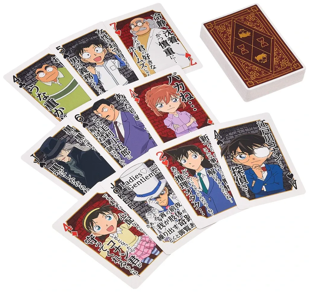 ENSKY Detective Conan Famous Quote Playing Cards, For Ages 6 and Up