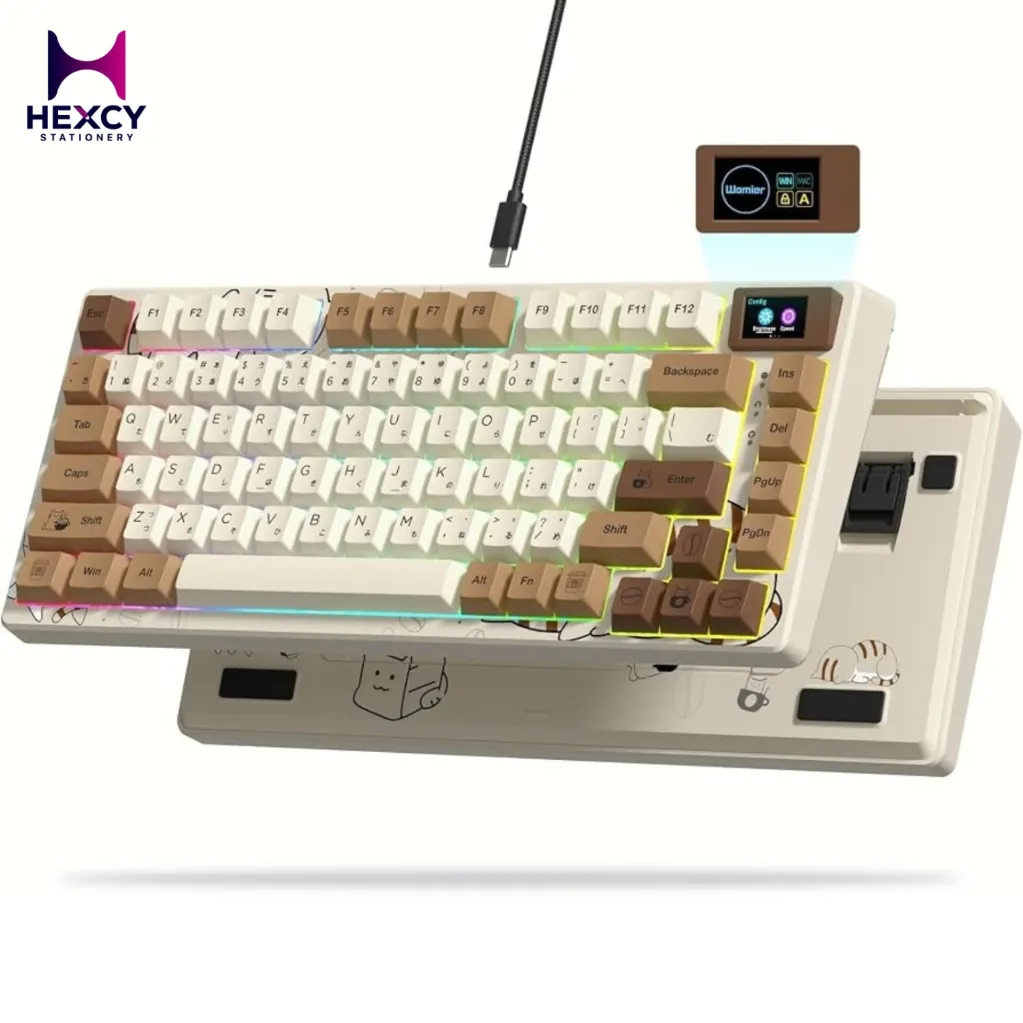 Womier SK80 75% Mechanical Keyboard (Cherry Profile PBT Keycaps)
