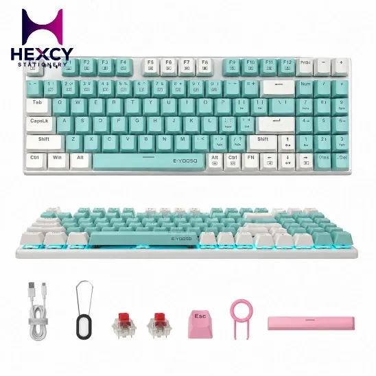 [Z-19-BU] E-Yooso Wired Mechanical Keyboard - USB (Z-19-BU)