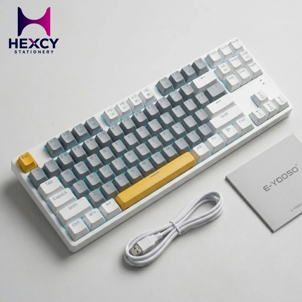 [Z-87-BU] E-Yooso Wired Mechanical Keyboard - USB (Z-87-BU)