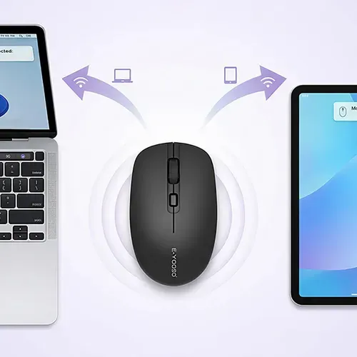 [E-3010-BK] E-Yooso Bluetooth / USB Dongle Mouse (E-3010-BK)