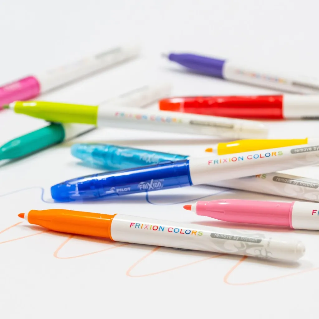 Pilot Frixion Color Pen,medium tip