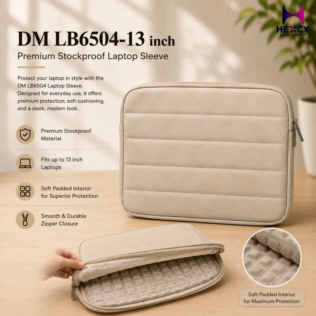 D.M LB6504-13 inch Premium Stockproof Laptop Sleeve