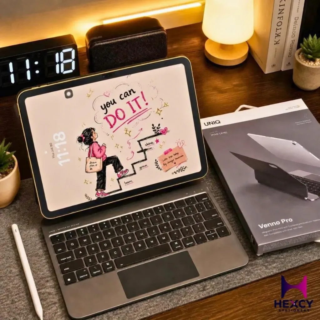 Uniq- Venno Pro Magnetic Smart Keyboard Folio(M5/M4 Ipad Pro 11" Graphite)