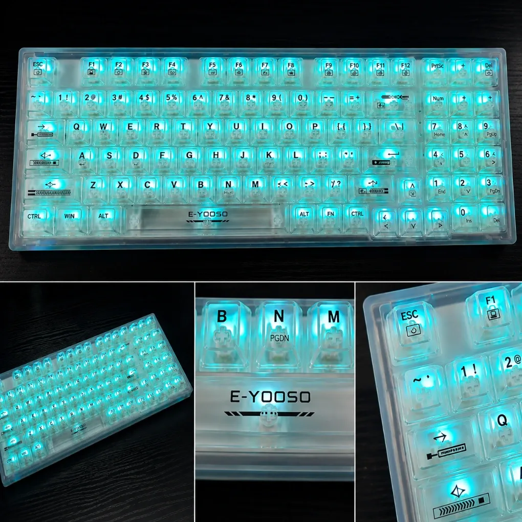 [Z-94] E-YooSo Z-94-GR Wired Mechanical Keyboard