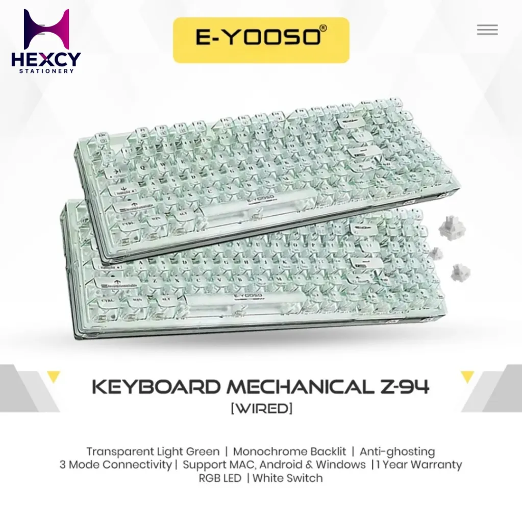 [Z-94] E-YooSo Z-94-GR Wired Mechanical Keyboard